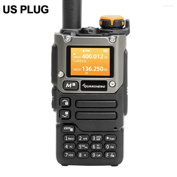 Walkie Talkie UV-K6 Radio Type-C Type-C CALING HANDIE-TALKIE 144-146MHz 430-440MHz Transmetteur multi-bandes portable NOAA Communicator