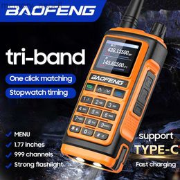 Talkie-walkie UV17 Baofeng Talkie-walkie radio amateur portable longue portée 10W Type USB C Chargerr écran LCD 1,77 pouces FM IP45 HKD230922