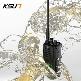 Walkie Talkie VHF Marine imperméable Professional Professional Long Range Radio Station IP68 pour la pêche Kayak KSUT P85