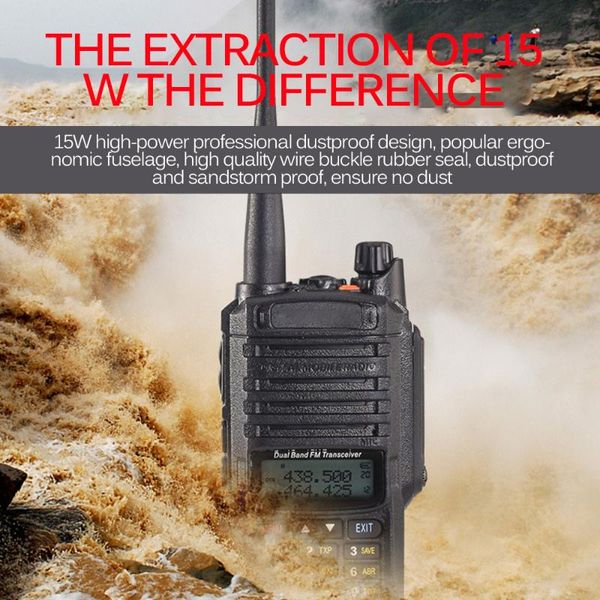 Talkie-walkie talkie-walkie Radio bidirectionnelle portable pour la chasse escalade IP67 talkie-walkie étanche