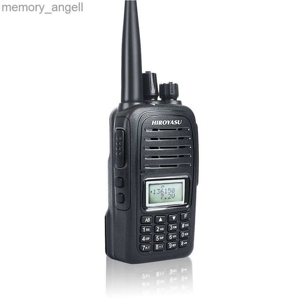 Talkie-walkie Talkie-walkie étanche VOX double bande VHF 136-174MHz UHF 400-520MHz brouilleur roger bip talkie HIROYASU F2000 HKD230922