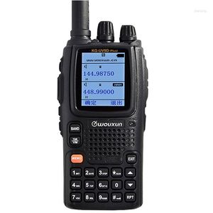 Walkie Talkie Wouxun KG-UV9D Plus Vhf Uhf Multi-funcional Ham Radio Communciator DTMF 2 Way Raido 7 Bandas Estación para seguridad