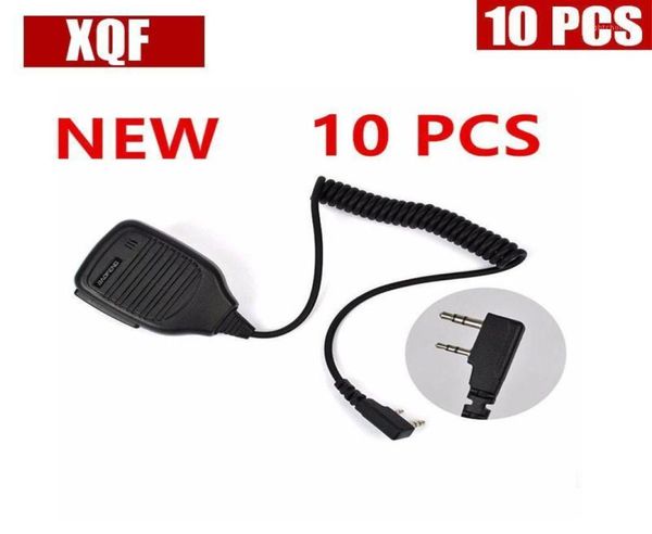 Walkie Talkie XQF 10 Uds BAOFENG altavoz micrófono para Ham Radio bidireccional UV5R GT3 888s12093895