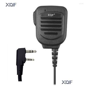 Walkie Talkie Xqf Handmicrofoon Sm109 Shoder Ip67 Waterdichte microfoon voor Baofeng Uv-5R Uv-5Re Tk-370 Two Way Drop Delivery Dhkwv Electro Otxaa