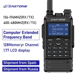 Walkie Talkie Zastone M7 VHF UHF Portatile Radio 5W 2600MAH Batterij Tweede richtingen Radio FM Ham 136 174 400 480MHz 230823