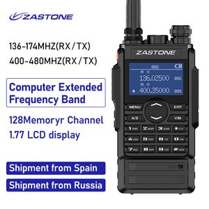 Talkie-walkie zastone M7 VHF UHF Radio portable 5w 2600Mah batterie radio bidirectionnelle FM Ham 136 174 400 480Mhz 230823
