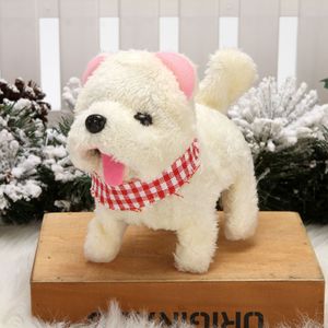 Marche aboiement mignon chiot chien jouet avec contrôle de batterie Halloween cadeau d'anniversaire pour garçons filles Kawaii électronique jouets en peluche