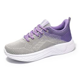 Chaussures de marche Chaussures décontractées Chaussures de sport pour femmes en toutes saisons Étudiantes pour femmes Chaussures décontractées respirantes tissées légères Conduite et course Surdimensionnées