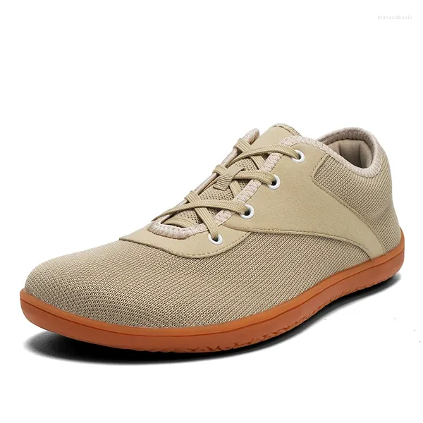 Zapatos para caminar, zapatillas informales para hombre y mujer, calzado deportivo descalzo con punta ensanchada de malla transpirable, talla 36-47, para correr y trotar