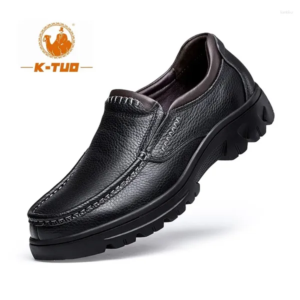 Chaussures de marche K-TUO hommes automne hiver mâle Sport de plein air été baskets en cuir véritable KT-1040