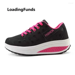 Wandelschoenen LoadingFunds Grote maten Dames Zwaaiplatform Schud Hoogte Toenemend Sport Swing Schudde Toning