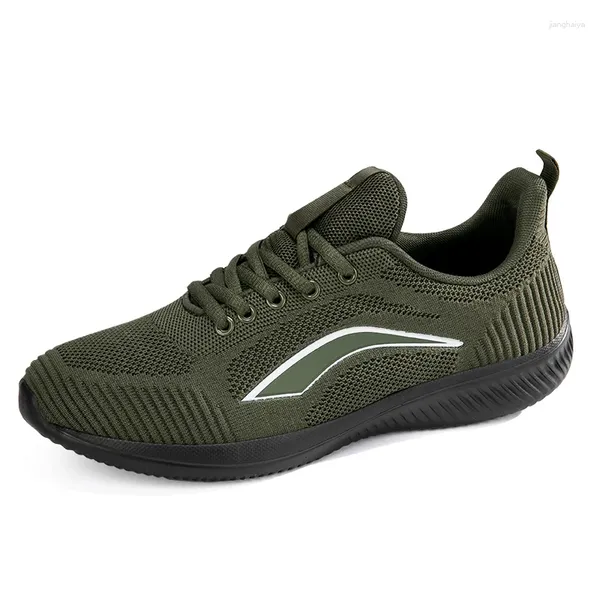 Chaussures de marche hommes sport décontracté en maille légère respirante courir la chaussure de tennis de jogging athlétique