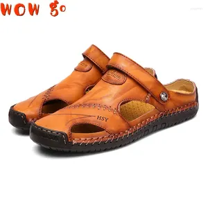 Wandelschoenen heren mode sandalen lederen sandaal voor man comfortabel en duurzaam zomer outdoor