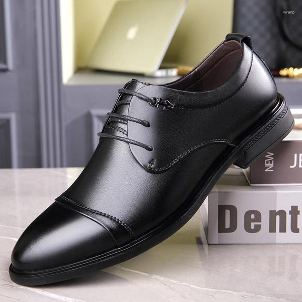 Chaussures de marche pour hommes robe lacet up Fashion élégant gentleman confortable Business Business Forme Oxfords Oxfords Forme