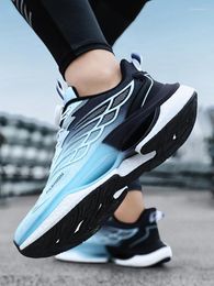 Wandelschoenen neutraal absorberend voor mannen zachte zool sneakers met roterende gesp geklopte ademend runnen