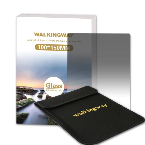 Walking Way 150x100mm 100x100mm Verre optique Soft Gradient Nd Filter Filtro GND8 16 ND64 ND1000 CAME CAMEAL Square Filtre pour la caméra