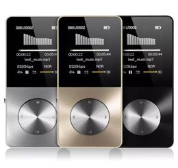 Walkman Mp4-speler Aluminiumlegering 16 GB Slanke MP3 met ingebouwde luidspreker HIFI Ondersteuning Video TF-kaart Lossless Music4752592