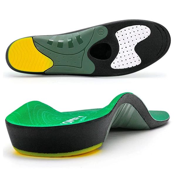 Walkomfy soutien de la voûte plantaire fasciite semelles orthopédiques Inserts ortiques pour grands hommes femmes bottes de travail Gel chaussure 240108
