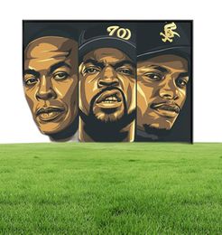 Mall Art Decor Legend Old School Biggie Smalls Wutang NWA Hip Hop Rap Star Toivas Peinture de soie poster5069866