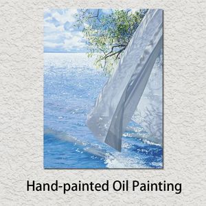 Wall Art Landschappen Schilderijen Late Breeze Handgeschilderde Alice Dalton Brown Kunstwerk op Canvas Cadeau voor Woonkamer Decor