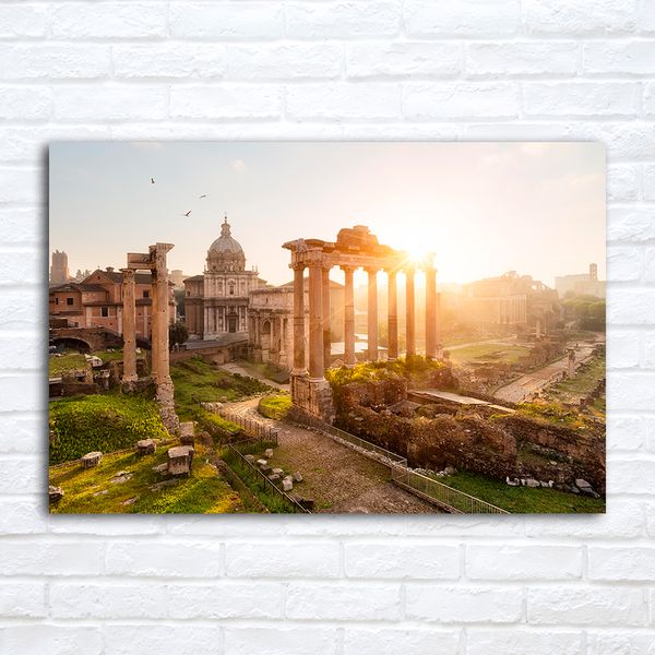 Mall Art Picture Canvas Painting Roman Forum Historical Place à Rome Italie Affiches et imprimés Fond d'écran pour décor de salon