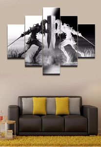 Wall Art Vikings Pictures Home Decor 5 Pieces Legend of Zelda Canvas Painting Living Room HD Printed Cartoon Game Poster2939956