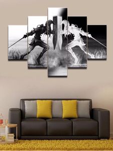 Wall Art Vikings Pictures Home Decor 5 Pieces Legend of Zelda Canvas Painting Living Room HD Printed Cartoon Game Poster8363614