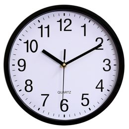 Wandklokken 10 inch 25 cm Plastic Wandklok Quartz Clock Slaapkamer Wandkamer Wandklok eenvoudige klok 230303