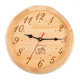 Horloges murales 1pc simple support manuel en bois horloge sauna minuterie sablier 15 minutes sable pour chambre