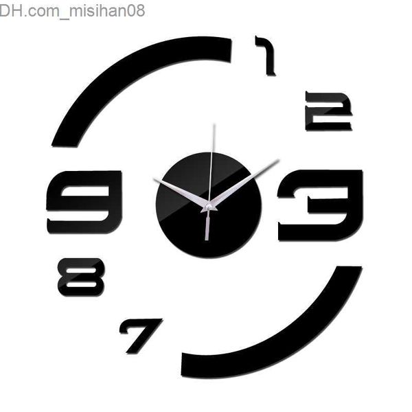 Relojes de pared 2016 real nuevo tiempo limitado envío gratis moda diy reloj de pared de acrílico moderno espejo de lujo relojes relojes de cristal 3d TY2000 Z230707