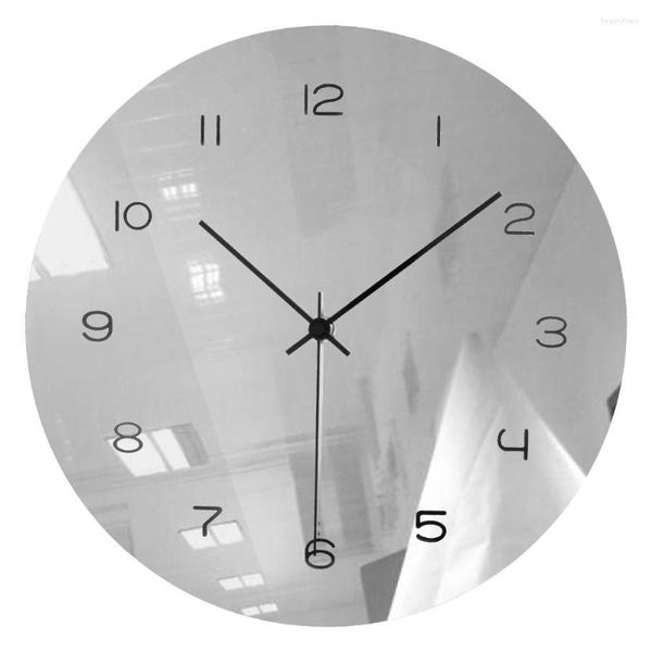 Horloges murales 2022 Acrylique Mirror Novelty moderne Design horloge horloge art watch relogio de paede Home Decor