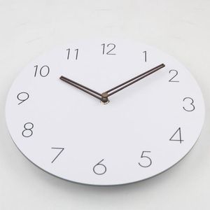 Wandklokken 2023 Modern Design Grote Klok DIY Quartz Fashion Horloges Hout Woonkamer Home Decor Horloge