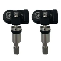 Relojes de pared 2pcs sensor TPMS programable 433MHz 315MHz Universal 2 en 1 para el sistema de monitoreo de presión de neumáticos con AutoL