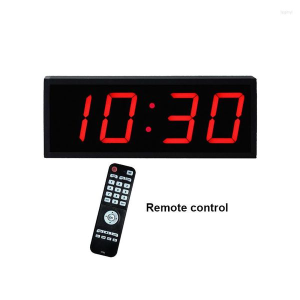 Wanduhren 3'' 4-stellige LED-COUNTDOWN/COUNT-UP-UHR Digitale FERNBEDIENUNG mit Stoppuhralarmen