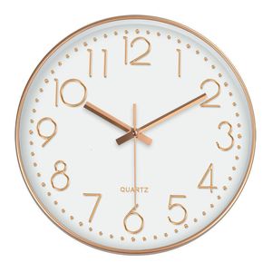 Horloges murales 30 cm Minimaliste Horloge Murale Design Moderne Salon Chambre Quartz Muet Lumière De Luxe Horloges Suspendues Montre Ménage Décor À La Maison 230301