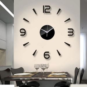 Wandklokken 3D Klok Spiegel Stickers Mode Woonkamer Quartz Horloge DIY Home Decoratie Sticker reloj de pared 231030