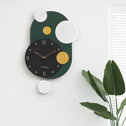 Horloges murales 3D montre numérique minimaliste nordique horloge créative art saatr maison design orologio da parete