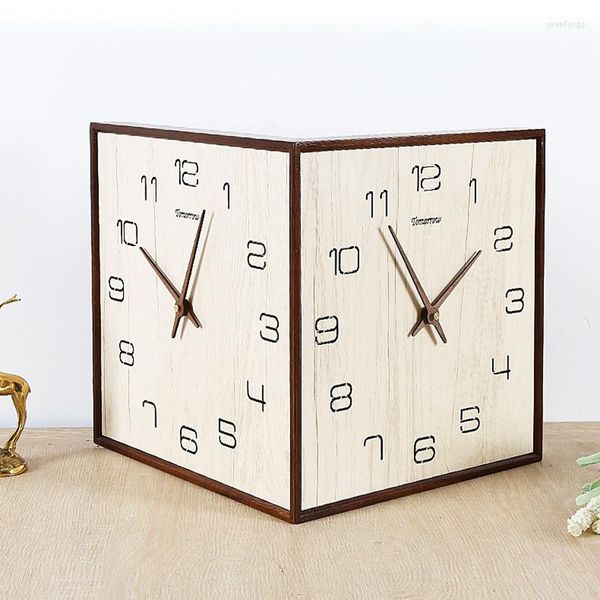 Relojes De Pared Reloj De madera 3d Digital grande silencioso clásico decoración De la habitación del hogar Reloj De Metal Original Reloj De Pared decoración en vivo