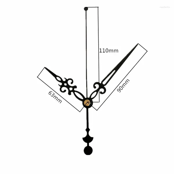 Horloges murales 50sets mains blanches horloge bricolage mouvement à quartz moteur faisant kit flèches montre réparation maison décoration de luxe