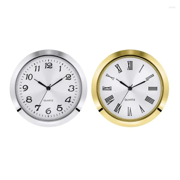 Relojes de pared 652F 55 mm Cabeza de reloj de metal Números romanos / árabes Diseñado Dial Bulit-in PC21 Movimiento para reloj artesanal de cristal