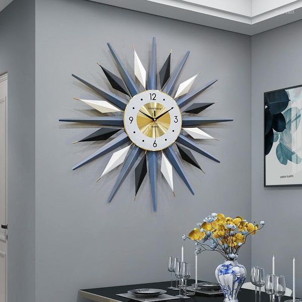 Relojes De Pared 70 Cm Salón Reloj Grande Decorativo Mudo Electrónico Cuarzo Analógico Grande