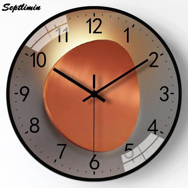 Horloges murales 8 pouces Art soleil horloge murale Design enfants montre en plastique pour salon chambre maison ou bureau décoration Reloj murale 230614