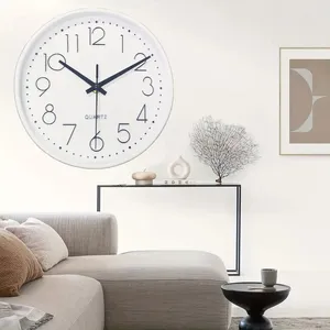 Horloges murales 8 pouces modernes horloge simple muette salon monté silencieux non tocking pour la décoration de la maison
