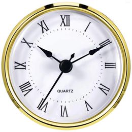 Horloges murales 80mm / 65mm Accueil Plastique Numéro Romain Horloge Tête Insert DIY Décor Universel Automatique Mouvement À Quartz Remplacement Classique