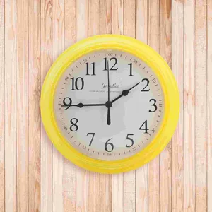 Horloges murales 9 pouces horloge ronde décor vintage moderne pour ornement actionné