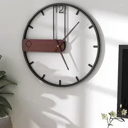 Wandklokken Esthetisch Luxe Design Minimalistisch Restaurant Horloge Nordic Fashion Art Mural Reloj De Pared Home Decoration