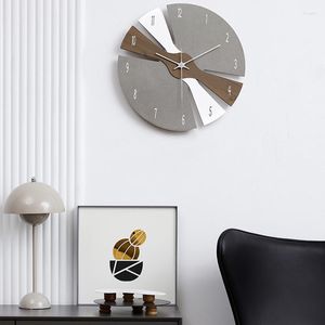 Horloges Murales Esthétique Silencieuse Horloge Maison Unique Facom Cuisine Moderne Numérique Bureau Orologi Da Parete Décoration