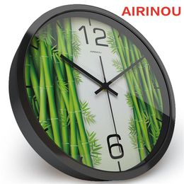 Wandklokken Airinou Panda Bamboo Forest Creative Fashion Clock
