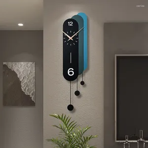 Wandklokken alarm Koreaans horlogeontwerp xenomorfe esthetische mode stille minimalistische klok interieur horloge murale decor