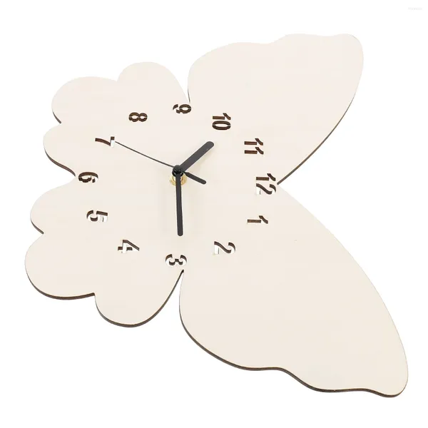 Horloges murales horloge animale décor silencieux modélisation maison bois tilleul animaux suspendus enfant numérique